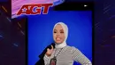 Saat pertama kali muncul di panggung AGT 2023, Putri tampil dalam balutan busana kasual. [@arianinismaputri]