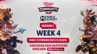 Siaran Langsung Mobile Legends Bang-Bang Vidio Community Cup Season 1 Week 4 Sore Ini