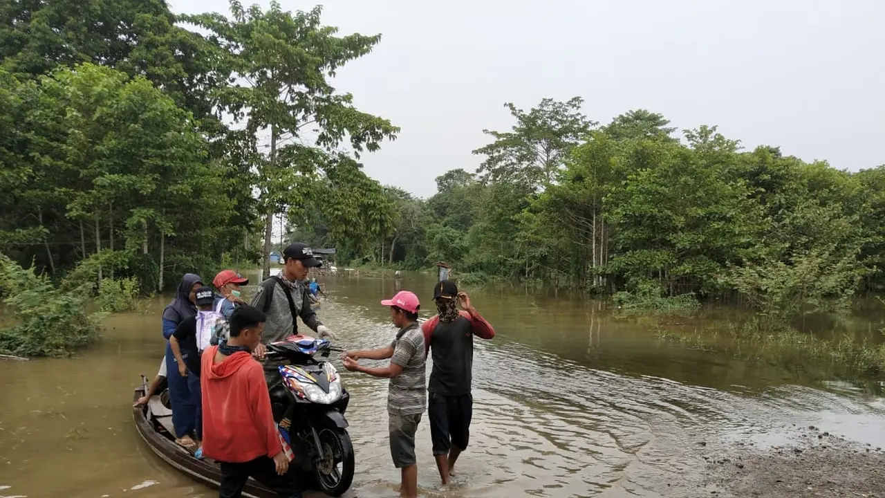 Minimnya Akses Jalan Antar Daerah di Sumsel yang Sering Terendam Banjir