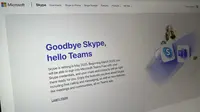 Skype akan resmi setop beroperasi pada Mei 2025. (Liputan6.com/ Yuslianson)
