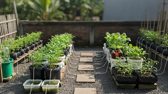 Ide Kebun Sayur Minimalis Belakang Rumah Modal Rp 300 Ribu