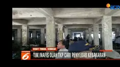 Dari hasil olah TKP hanya sekitar 136 petak kios yang menjadi korban amuk api dari jumlah keseluruhan, yaitu 5.000 petak.