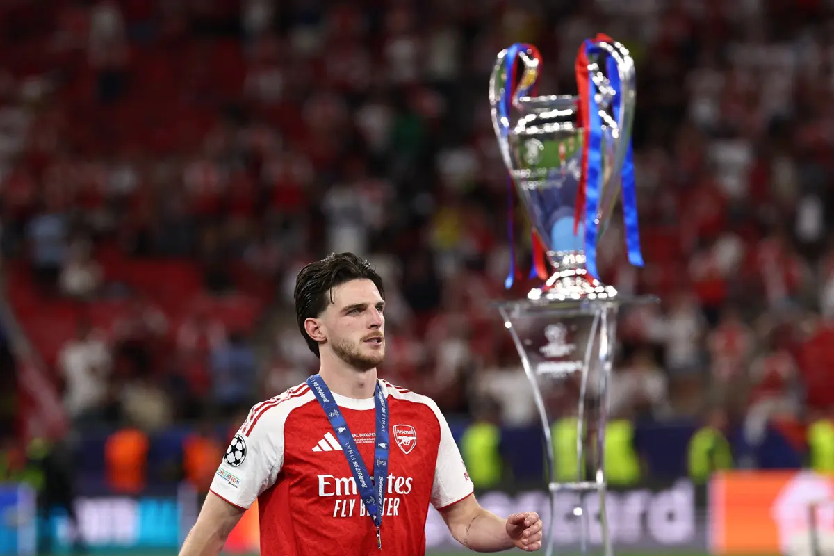 Arsenal, Declan Rice, final Liga Champions