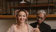 Joanna Alexandra Tampil Memukau Bak Taman Bunga dengan Gaun Pengantin Pink Didiet Maulana