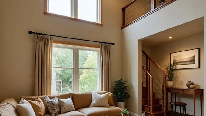 Ilustrasi Model Rumah dengan Mezzanine (Sumber Gambar: Meta AI)