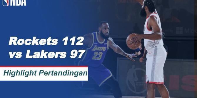 VIDEO: Highlights NBA, Houston Rockets Kalahkan Los Angeles Lakers Berkat James Harden