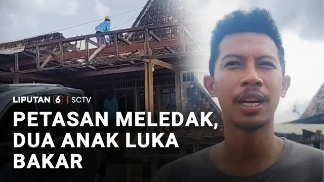 Petasan Meledak, Dua Anak Luka Bakar