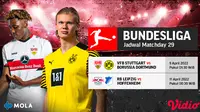 Link Live Streaming Bundesliga di Vidio: Ada Stuttgart vs Dortmund