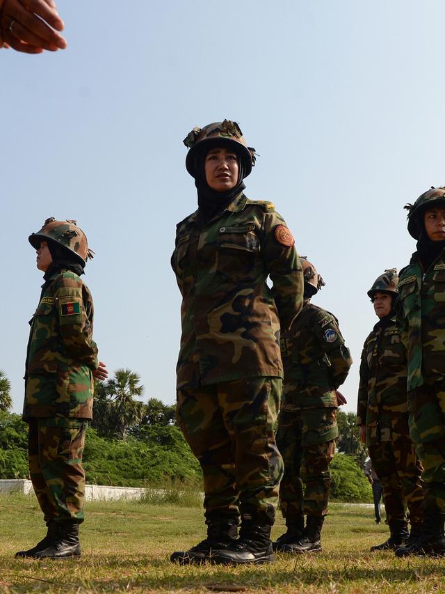 Latihan Tentara Perempuan Afghanistan