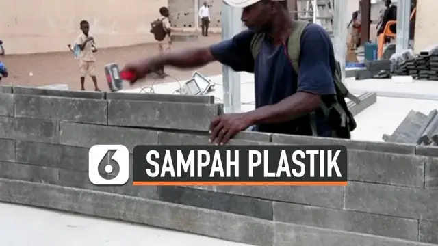 VIDEO: Sekolah Ini Dibangun Dengan Batu Bata dari Sampah Plastik
