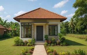 Model Rumah Sederhana Ukuran 6x9 di Desa dengan Desain Mewah dan Taman Kecil, Bikin Banyak Orang Ingin Menempatinya