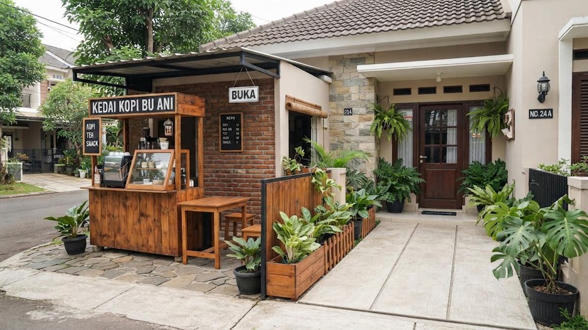 6 Model Teras Rumah Sekaligus Tempat Usaha, Hemat Ruang dan Tetap Nyaman untuk Hunian