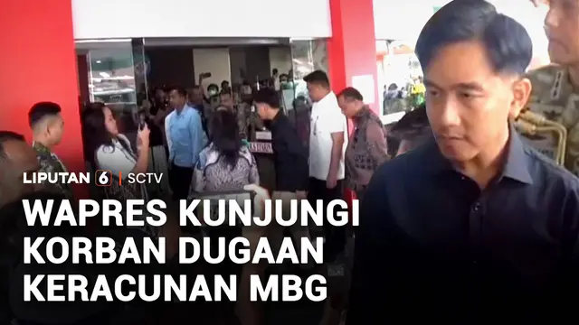 Wapres Kunjungi Korban Dugaan Keracunan MBG