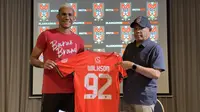 Jose Wilkson diperkenalkan sebagai penyerang baru Malut United untuk mengarungi sisa Liga 2 2023/2024. (Dok. Malut United)
