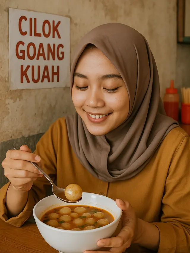 Ilustrasi Cilok Goang (Image by ChatGPT)