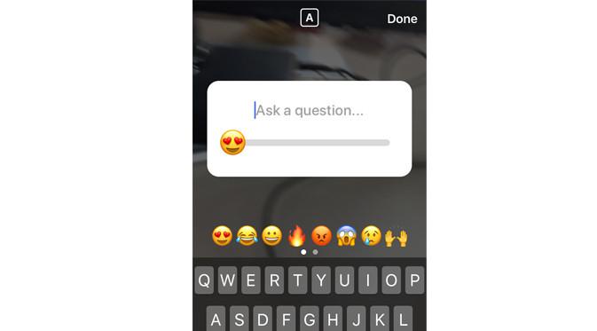 Instagram merilis stiker polling untuk Stories bernama emoji slider (Foto: Ist)