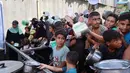Badan dunia itu mengonfirmasi bahwa tingkat kelaparan di wilayah tersebut mencapai level tertinggi sejak konflik memanas pada Oktober 2023 silam. (Eyad BABA/AFP)