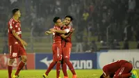 Semen Padang saat menjamu Arema di Stadion H. Agus Salim, Padang (21/7/2017). (Bola.com/Iwan Setiawan)