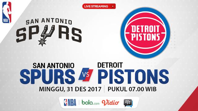 San Antonio Spurs Vs Detroit Pistons