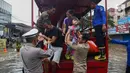 Akses jalan utama KH. Hasyim Ashari ditutup untuk sementara. (Liputan6.com/Angga Yuniar)
