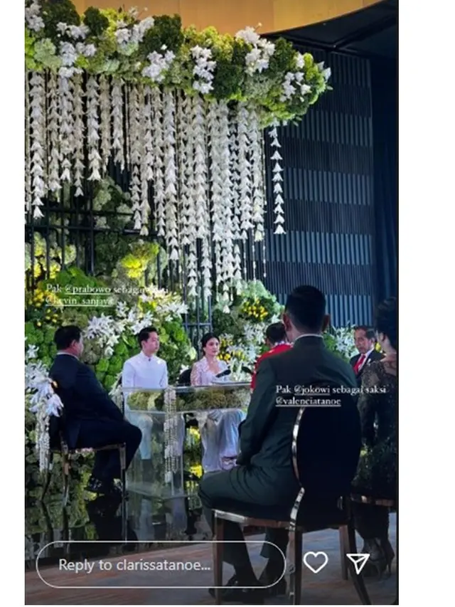 7 Potret Pernikahan Kevin Sanjaya dan Valencia Tanoesoedibjo di Jakarta, Jokowi dan Prabowo Jadi Saksi