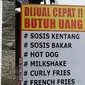 6 Tulisan Kocak Butuh Uang Ini Bikin Ngakak (sumber: Instagram.com/lawakklub dan 1cak.com)