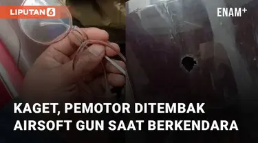 Insiden mengerikan dan tidak terduga dialami oleh seorang pemotor perempuan ini saat berkendara