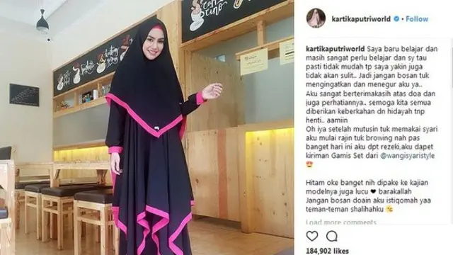Credit: @kartikaputriworld/gtr/Kapanlagi.com