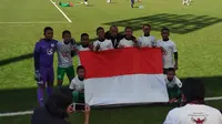 Tim Indonesia di Piala Dunia Anak Jalanan 2018. (Liputan6.com/Thomas)