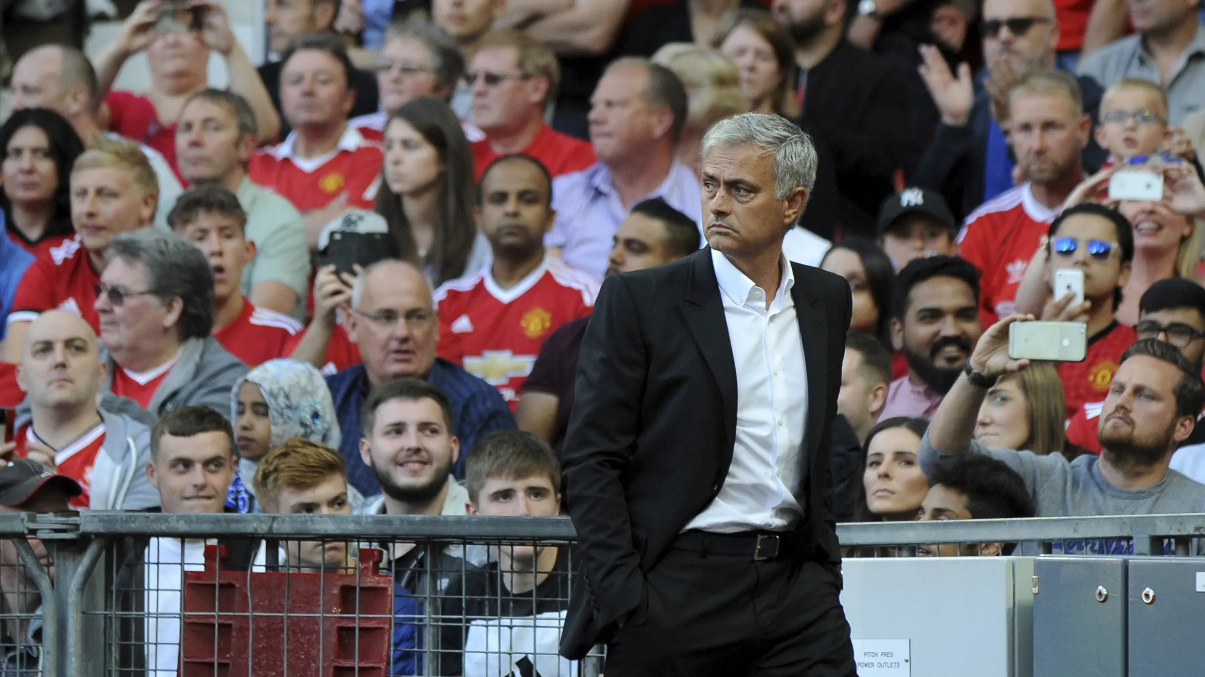 Pelatih Manchester United, Jose Mourinho. (AP/Rui Vieira)