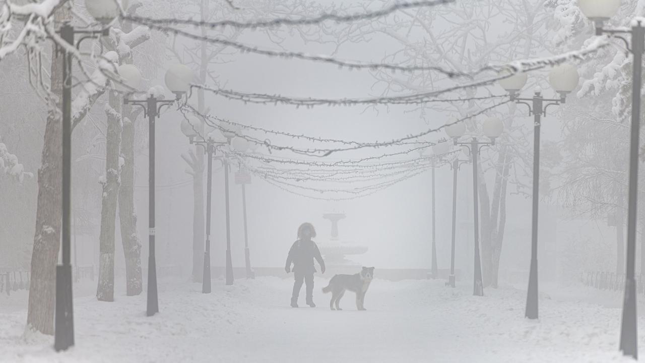 Suhu Ekstrem di Desa Yakutsk, Rusia