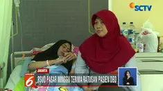 Pihak rumah sakit mengakui tahun ini jumlah pasien DBD menungkat dibandingkan tahun sebelumnya.