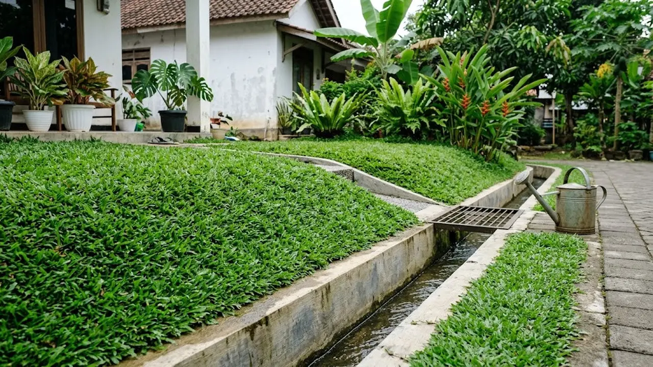 9 Tanaman Penutup Tanah untuk Area Drainase, Halaman Lebih Rapi dan Bebas Erosi