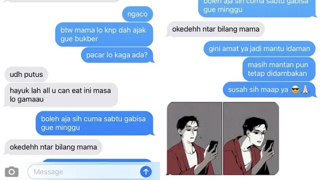 6 Chat Mantan Ngajak Buka Bersama Ini Bikin Baper