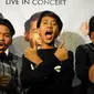 Konser ini menjadi kegembiraan sendiri bagi para personel CJR yang sudah lama tak manggung di banyak kota, Selasa (2/9/14). (Liputan6.com/Faisal R Syam)