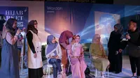 Berikut keseruan perayaan hijab solidarity day dengan bazaar fashion dari Hijabmarket 2018 di Bandung. (Foto: Dok. Hijabmarket 2018)