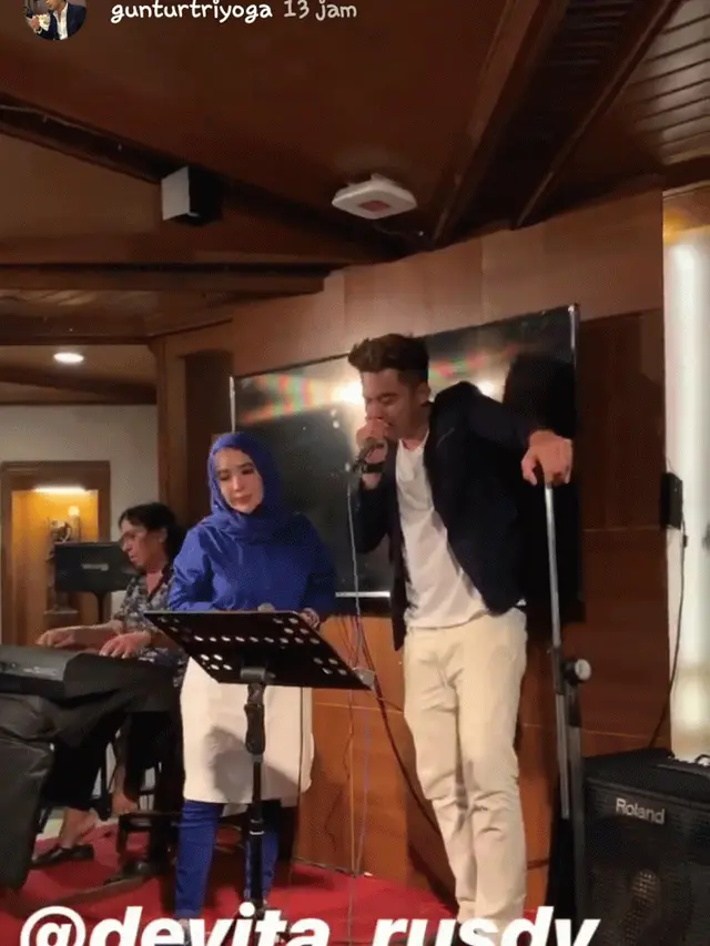 Guntur Triyoga dan Devita Rusdi