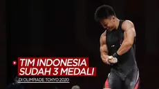Berita motion grafis Tim Indonesia sementara ini sudah meraih 3 medali di Olimpiade Tokyo 2020. Dari siapa saja?