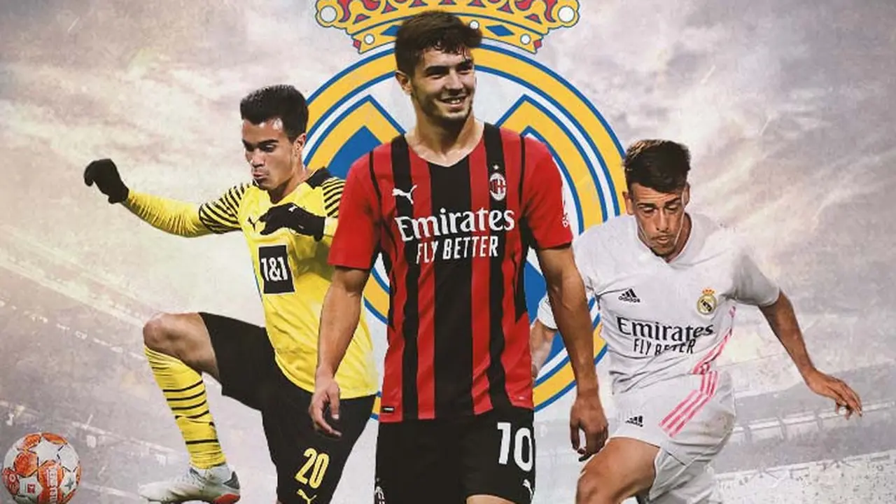Real Madrid - Reinier, Brahim Diaz, Antonio Blanco