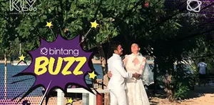 Kabar Bahagia, Dimas Anggara dan Nadine Chandrawinata resmi menikah di Lombok