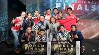 Tim asal Indonesia berhasil juarai turnamen esports PES di Tokyo, Jepang. (Doc: @Liga1PES)