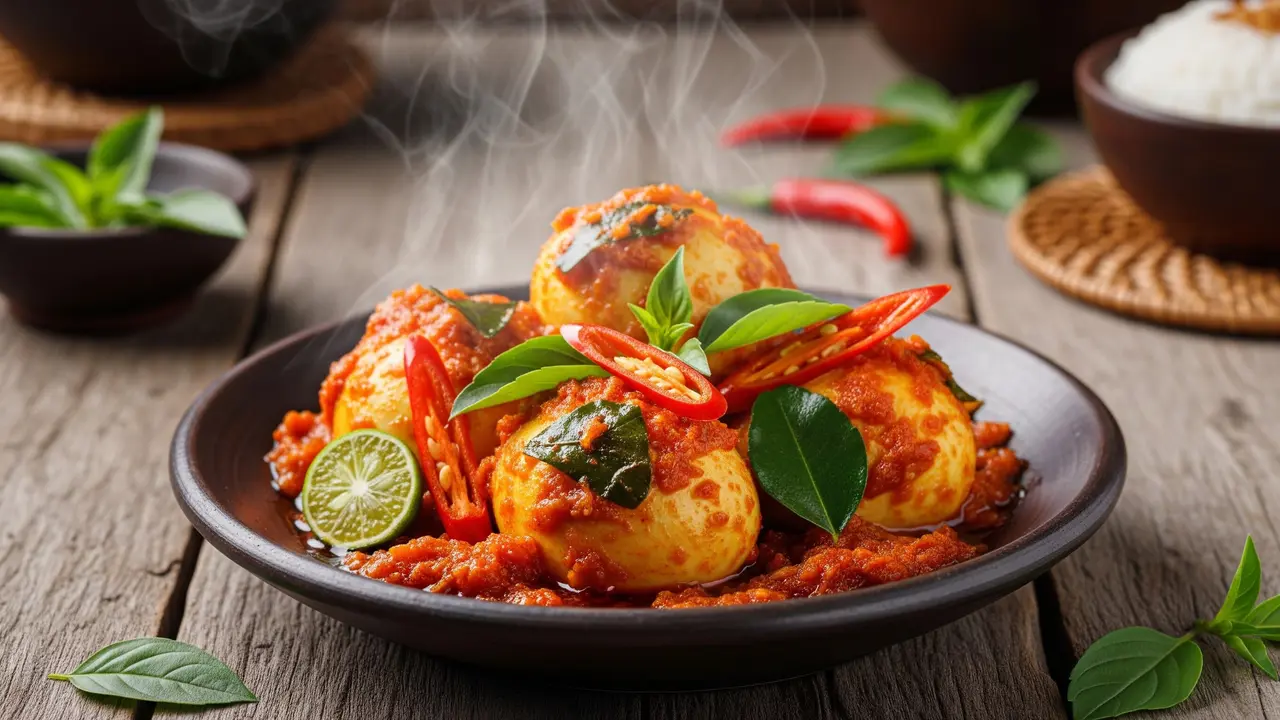 Resep Telur Bumbu Rica-Rica yang Pedas Meresap/AI Generated