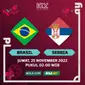 Prediksi Piala Dunia - Brasil Vs Serbia&nbsp;(Bola.com/Bayu Kurniawan Santoso)