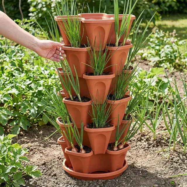 Kebun Sayur Mini Vertikal di Balkon Sempit