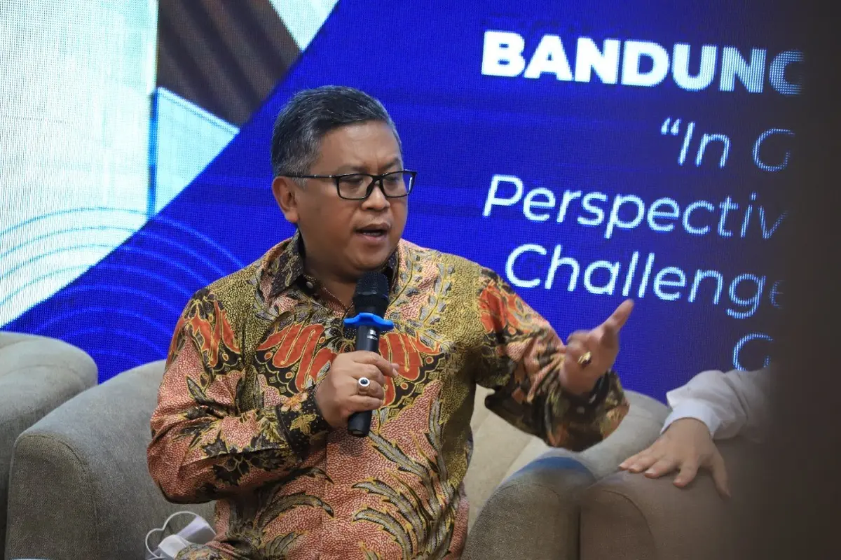 Sekjen PDI Perjuangan Hasto Kristiyanto. (Dian Kurniawan/Liputan6.com)