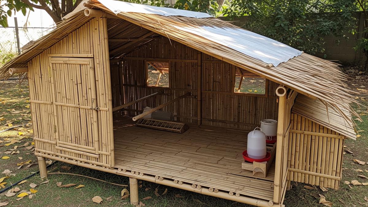 7 Model Kandang Broiler Sederhana dari Bambu untuk Pemula, Hemat Biaya dan Mudah Dibuat