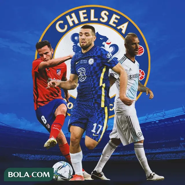 Chelsea - Saul Niguez, Mateo Kovacic, Raul Meireles