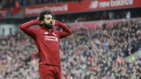 3. Mohamed Salah (Liverpool) - Pemain asal Mesir ini tampil apik dan mencetak satu gol ke gawang FC Porto. Penampilan efektif membuat Liverpool menang besar di kandang FC Porto. (AP/Rui Vieira)