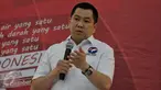 Ketum Partai Perindo, Hary Tanoesoedibjo saat menghadiri Rembug Pemuda di kantor DPP Partai Perindo, Jakarta, Selasa (27/10/2015). Perindo perihatin atas situasi perekonomian yang saat ini dihadapi pemerintahan Jokowi-JK. (Liputan6.com/Johan Tallo)