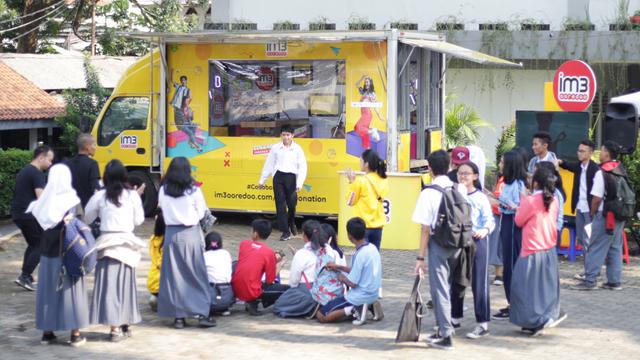 Acara #IM3OoredooXschool di Bandung.